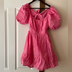 Pink Flowy Dress